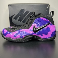 nike air foamposite pro purple camo shirts