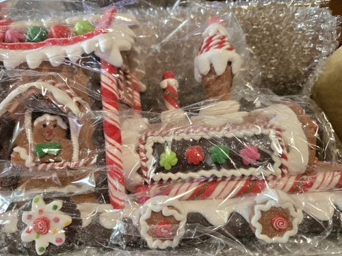 Kurt ADLER Gingerbread Villages Train Christmas Holiday Decor Realistic New - Bild 12 von 14