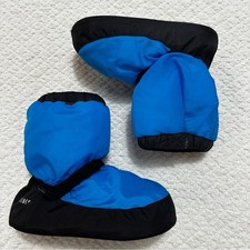 Bloch Warm-up Booties Blue Black Kid s Size Large