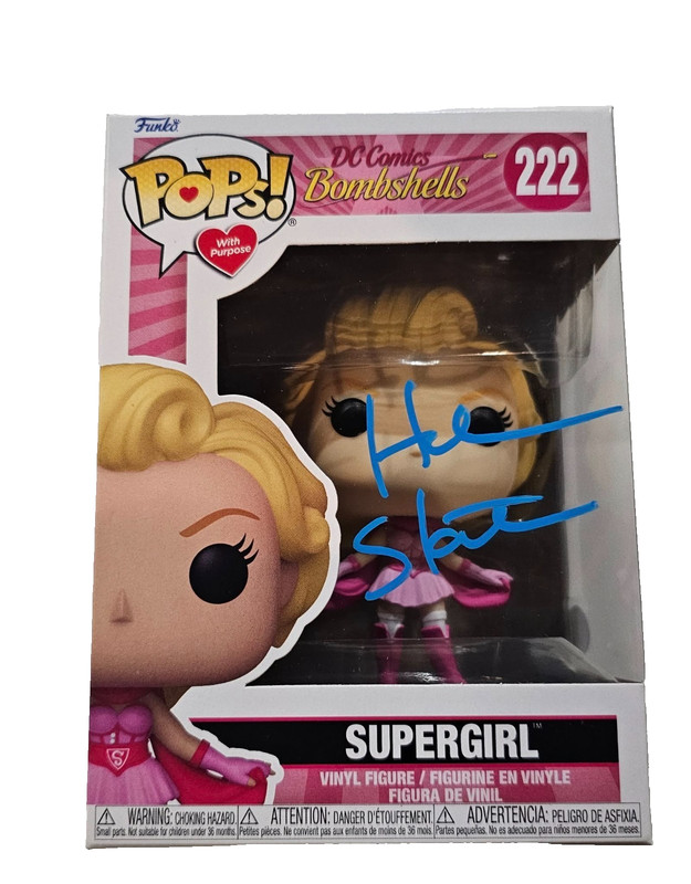 Helen Slater Supergirl￼ Signed Autographed Funko Pop 222 DC ￼ Super Heroes JSA