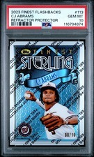 2023 Topps Finest Flashbacks CJ Abrams Protector Refractor 09/10 Nationals #113