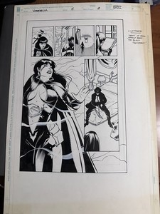 Vampirella original comic page, issue 5, page 18 Louis Small Jr / Stull