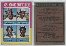 1975 Topps Outfielders Dave Augustine Pepe Mangual Jim Rice John Scott Rookie RC