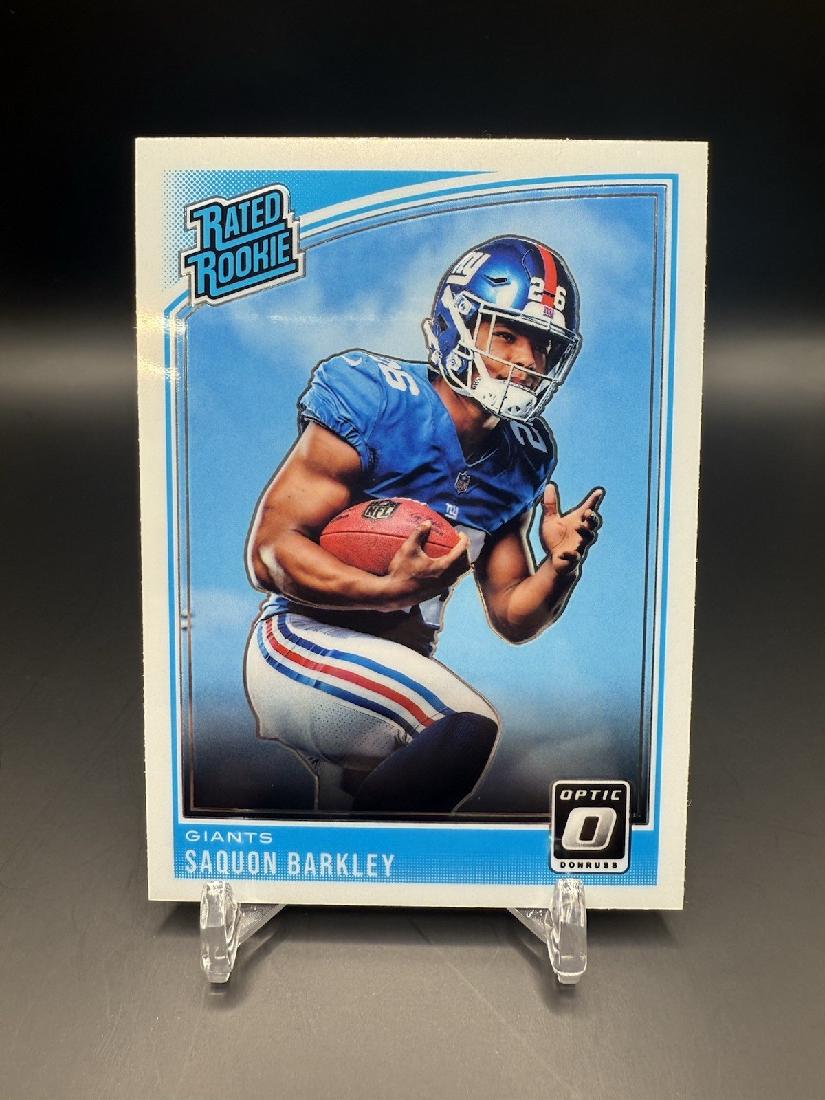 2018 Panini Donruss Optic Rated Rookie RC Saquon Barkley #156 Giants Eagles 2k