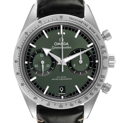 Omega Speedmaster 57 Broad Arrow Steel Mens Watch 332.12.41.51.10.001 Box Cards