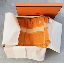 HERMES Serie Yachting Bath Beach Towel 160 cm Square very good gift