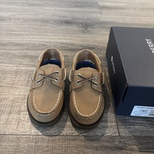 Sperry Toddler Boys Authentic Original Slip On Boat Casual Shoes Size 9 Toddler