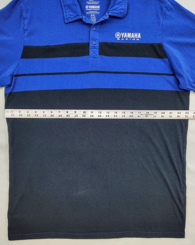 RAR One Industries Yamaha Racing Poloshirt Herren Größe XXL 2XL blau - Bild 5 von 6