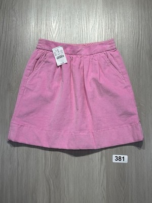 NWT Crewcuts Pink Corduroy Girls A-Line Skirt Size 10
