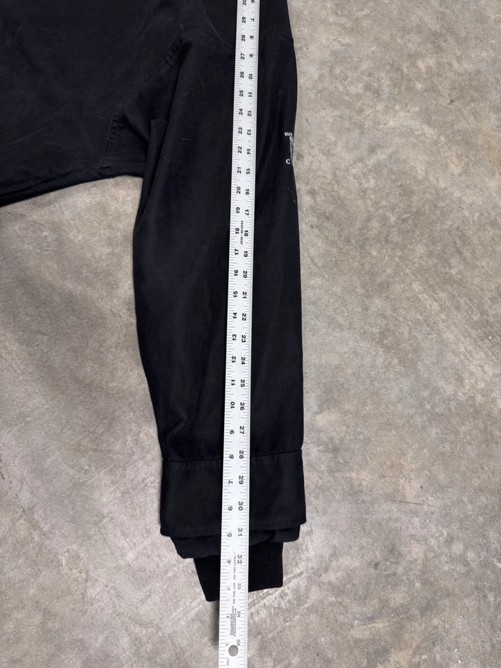 Zero Restriction Golf Jacket Mens XL 1/4 Snap Micro Suede Pullover Black EUC - Image 3 of 4