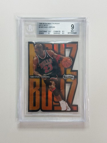 Michael Jordan #9 card from 1998 Skybox Thunder Noyz Boyz