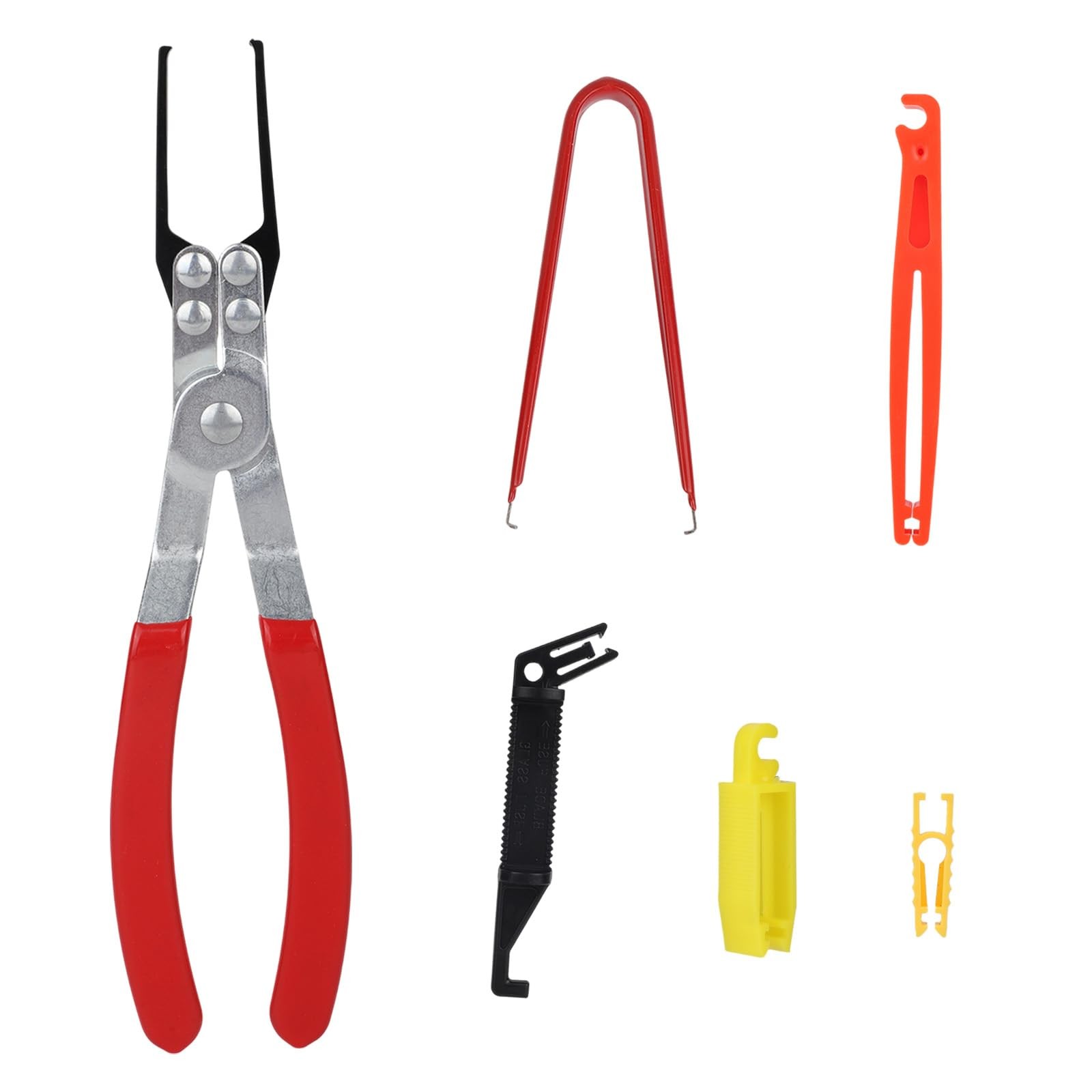Outils démontage relais et fusibles - Kit de 6 pinces d'extraction en acier carbone