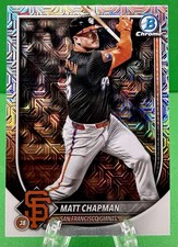 2025 Bowman Chrome Matt Chapman Mojo Refractor #49 Mega Box!