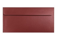 50 StüCk BriefumschläGe DL Perl-Bordeaux 120G Hk-Verschluss FüR Einladungen