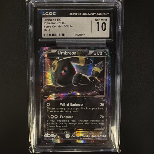 Umbreon-EX graded CGC 10 for sale on eBay