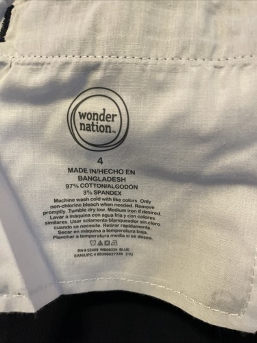 LOT of 23 Boys Wonder Nation School Uniform Pants 10 Khaki And 13 Navy Size 4 - Picture 6 of 6