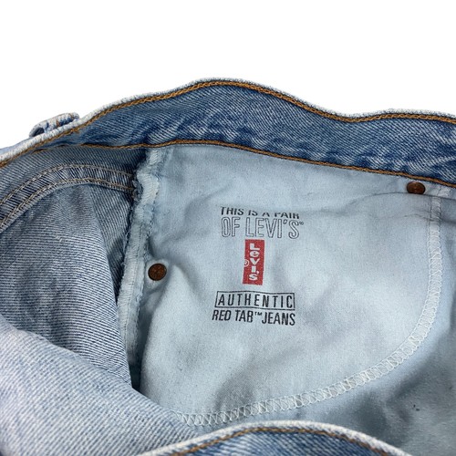 Vintage 90er Levis 560 Loose Fit Tapered Leg Denim Jeans Herren Größe 34 x 36 - Bild 8 von 10