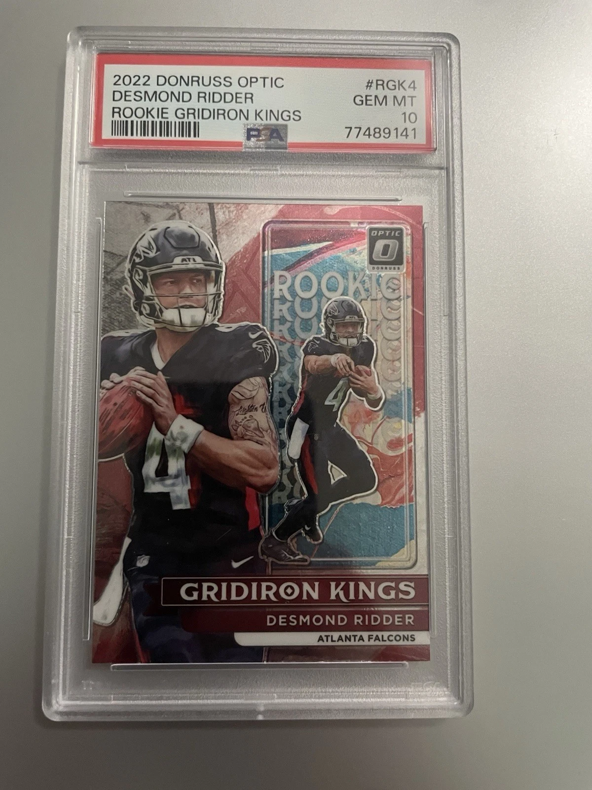 Desmond Ridder Panini Donruss Optic Rookie Gridiron Kings #RGK4 Base