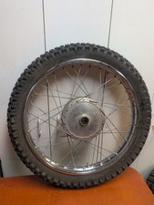 1974 YAMAHA DT250 1.60x21" FRONT WHEEL TKASAGO RIM SPOKES HUB BRAKE PLATE AXLE