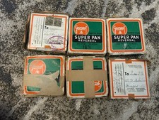 Vintage Gevaert Safety Film Super Pan Reversal Film 16mm Lot Of 6