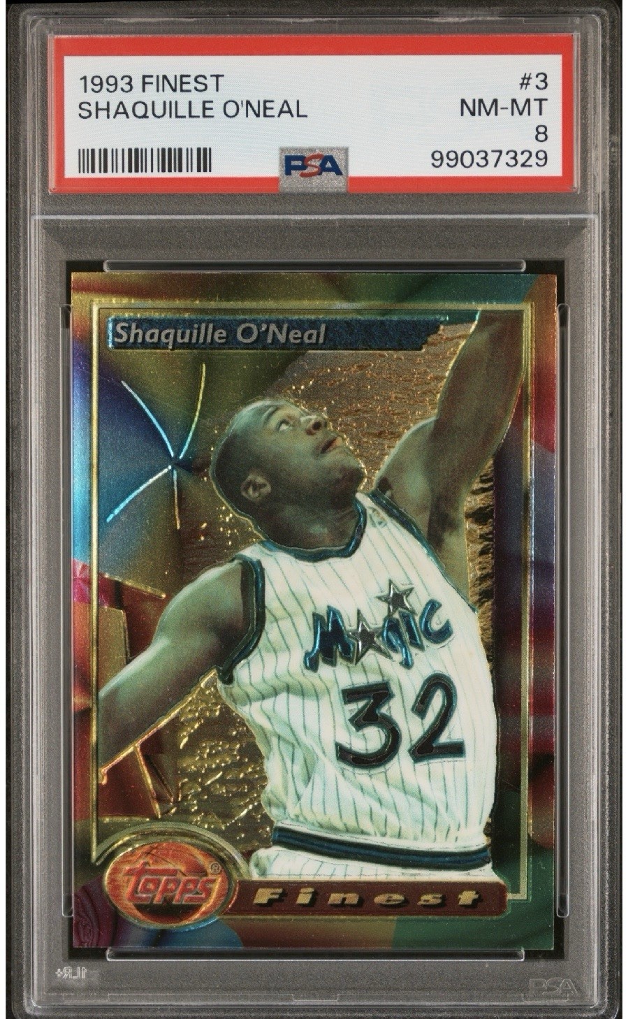 1993 FINEST #3 SHAQUILLE O'NEAL