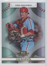 2008 Donruss Threads Gold Signatures 31/725 Lou Marson #94 Auto 0a1