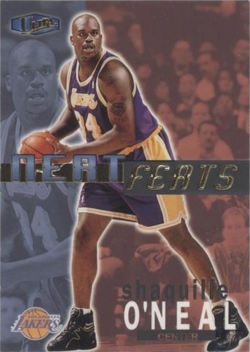 1997-98 Fleer Ultra Shaq Shaquille Oneal NEAT FEATS card #4 OF 18
