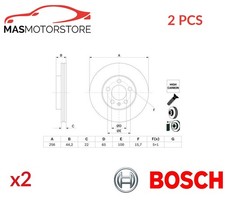 BREMSSCHEIBEN SATZ PAAR VORNE BOSCH 0 986 479 F32 2PCS P NEU OE QUALITÄT