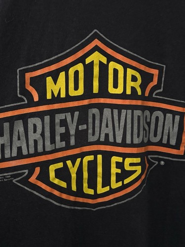 HARLEY DAVIDSON VINTAGE 1989 GENUINE SPEED LIMIT SEVENTY T SHIRT LARGE - Picture 7 of 12