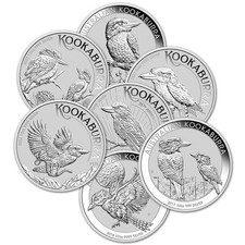 Australia Silver Kookaburra Coin 10 oz $10 - BU - Random Date 87.64 per troy oz