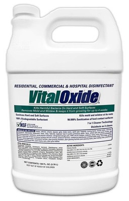 Cleaner Deodorizer Food Contact Sanitizer Vital Oxide 1 Gallon Disinfectant