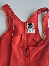 Vintage OBERMEYER Red Ski Overalls Women's Size 10R Wool/Nylon/Spandex Pants