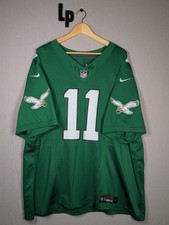 Nike Dri-Fit Philadelphia Eagles A.J. Brown Kelly Green Throwback Jersey 3XL NFL