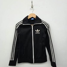 Adidas Track Top Black Tricolor XS Women