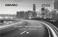 2026 GMC Terrain & Terrain Denali Owners Manual User Guide