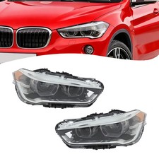 For 2016-2019 Bmw X1 F48 F49 Full Led Headlights Headlamps W/drl Left+right Side