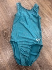 GK Turquoise Leotard With Swirl Detail Size CL In EUC