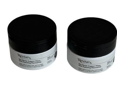 ReviveRx Niacinamide Face Wipes 2 Pack Skin Barrier Hydrating 40 Ct Each
