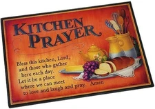 "Abbey Gift  15.63"" X 11.75"" Kitchen Prayer Cutting Board", Multicolor