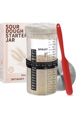 Sourdough Starter Jar Kit-1100ml/39oz, Sourdough Starter Kit, Sour Dough Starter