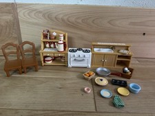Vintage Epoch Calico Critters Kitchen Set