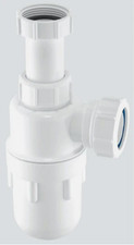 McAlpine A10A adjustable inlet bottle trap with 75mm seal 1.1/4"