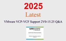VMware VCP-VCF Support 2V0-15.25 Q A GUARANTEED 1 month update 