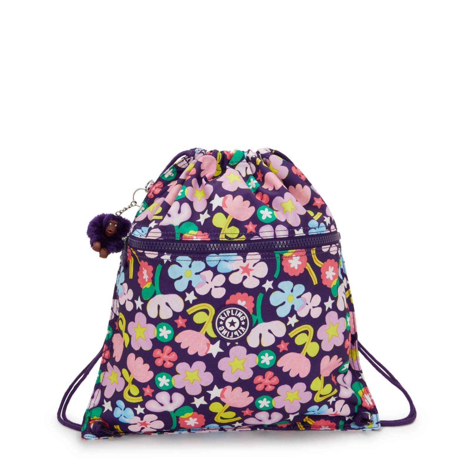 Kipling Supertaboo Drawstring/Swim Bag FAIRY FLOWER  SS2026  RRP £29