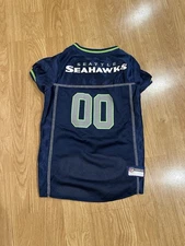 Pets First NFL Seattle Seahawks Mesh Dog Jersey Size Large