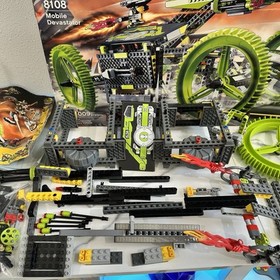LEGO Exo-Force Mobile Devastator #8108 2007 Retired INCOMPLETE Missing Pieces