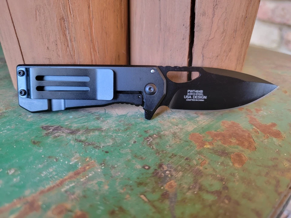 Lot Of 3 Wartech Spring Assisted EDC Pocket Knives with Pocket Clip - Image 3 of 4