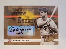 2003 Donruss Signature Series 93/250 Legends of the Summer Bobby Doerr #LS-8