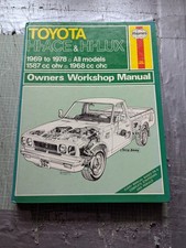 Toyota Hi-Ace & Hi-Lux (1969-1978) Haynes Owners Workshop Manual