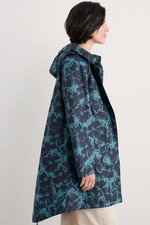 Seasalt Women's Regular Seafaring Waterproof Coat Campion Bloom Dusky Jade
